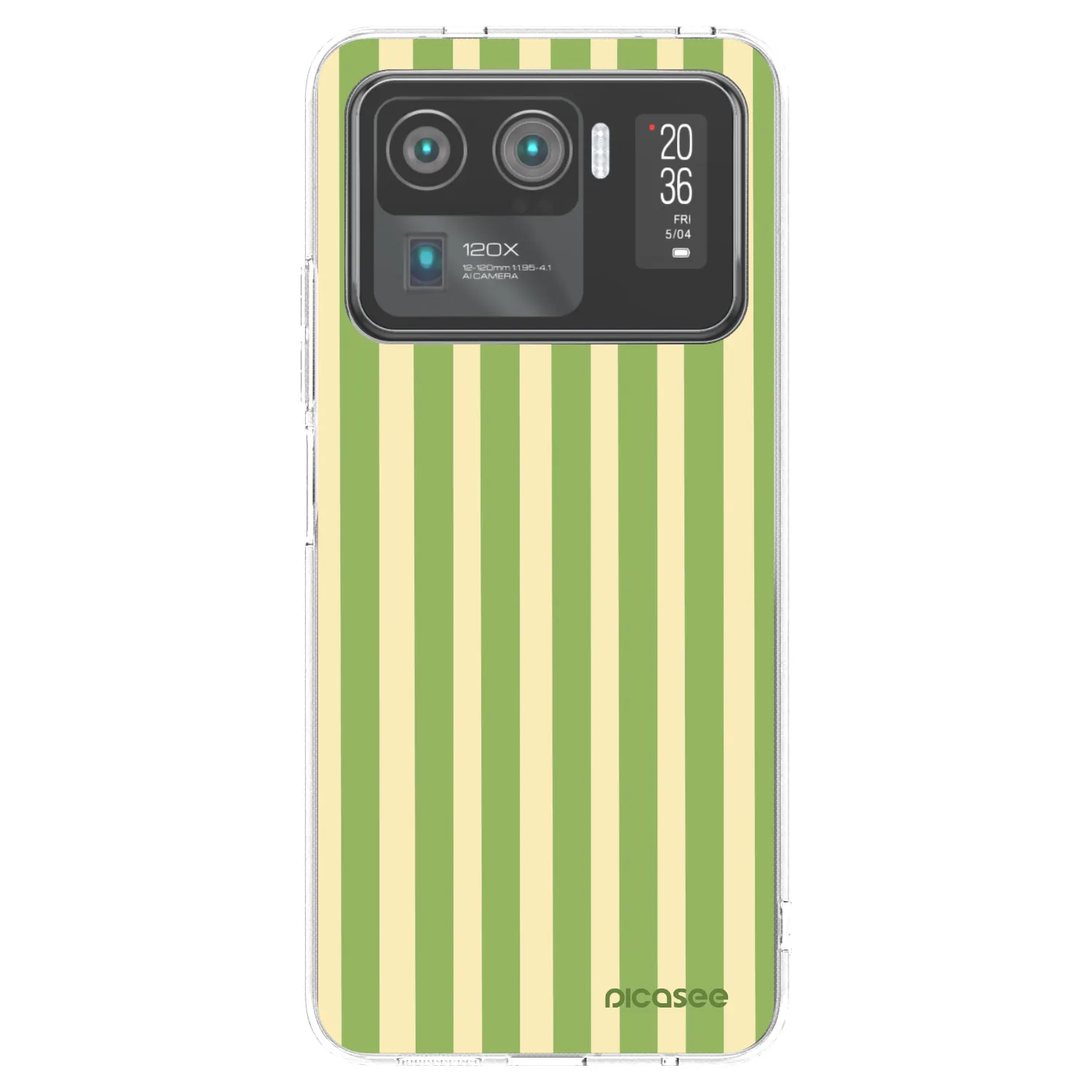 Picasee διαφανής θήκη σιλικόνης Xiaomi Mi 11 Ultra - Lines Matcha
