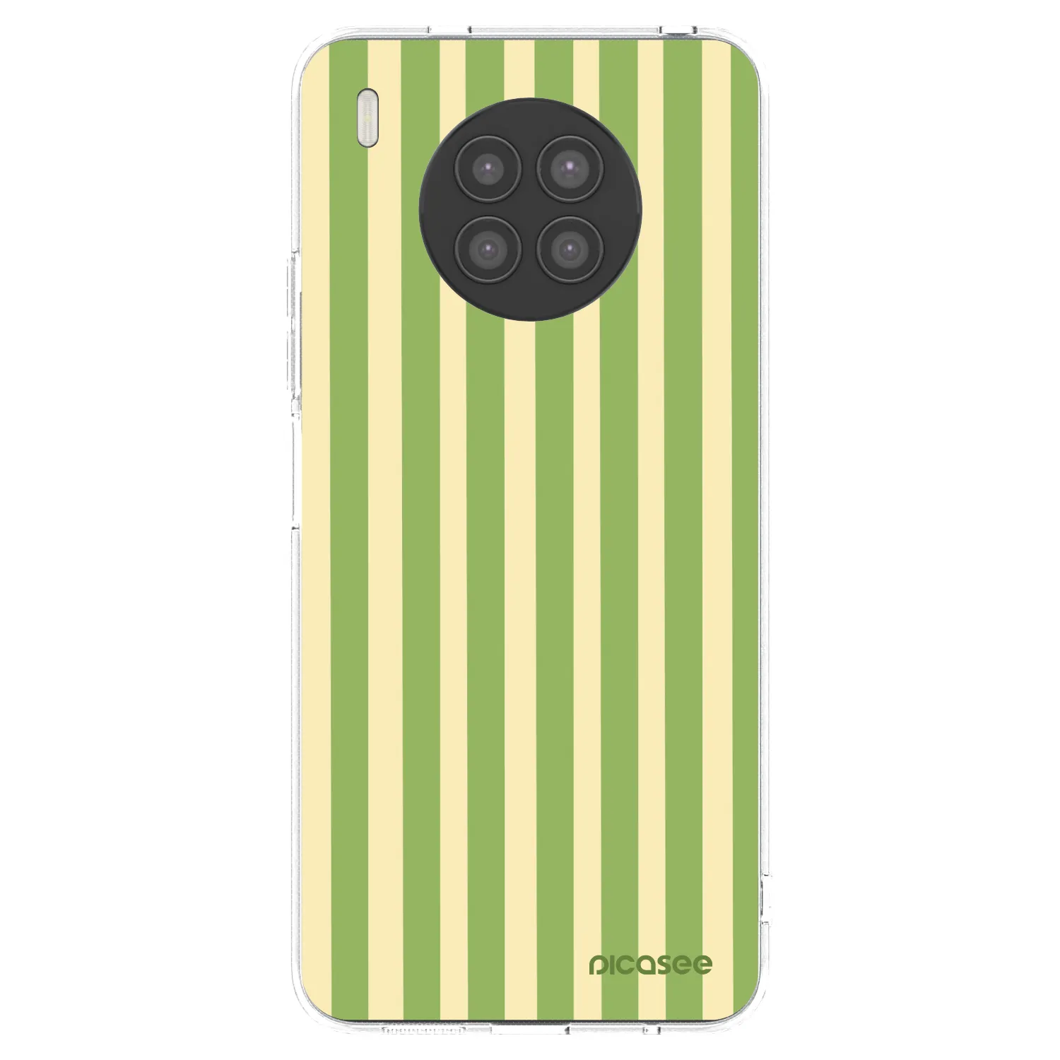 Picasee διαφανής θήκη σιλικόνης Huawei Nova 8i - Lines Matcha
