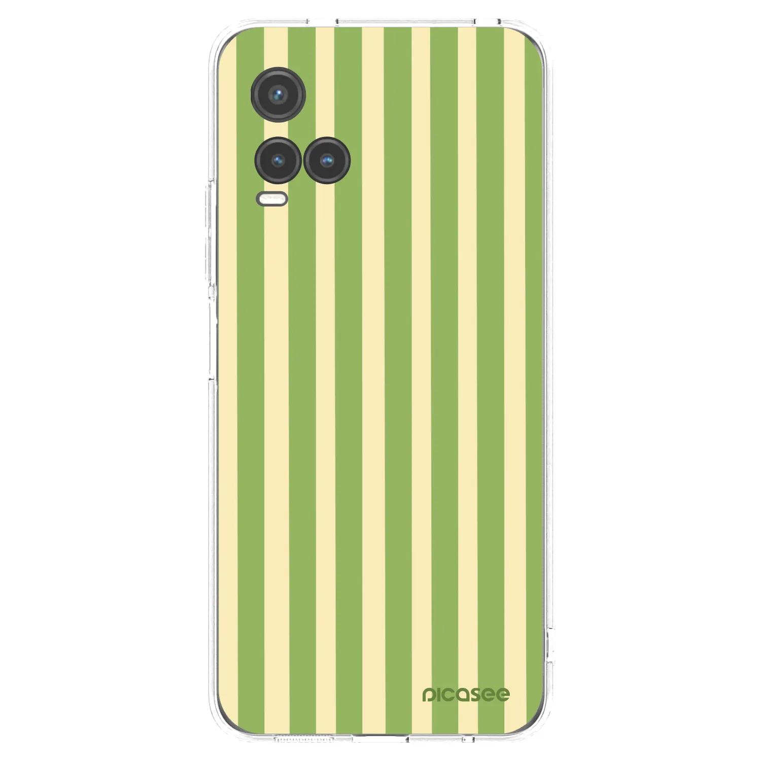 Picasee διαφανής θήκη σιλικόνης Vivo Y33s - Lines Matcha
