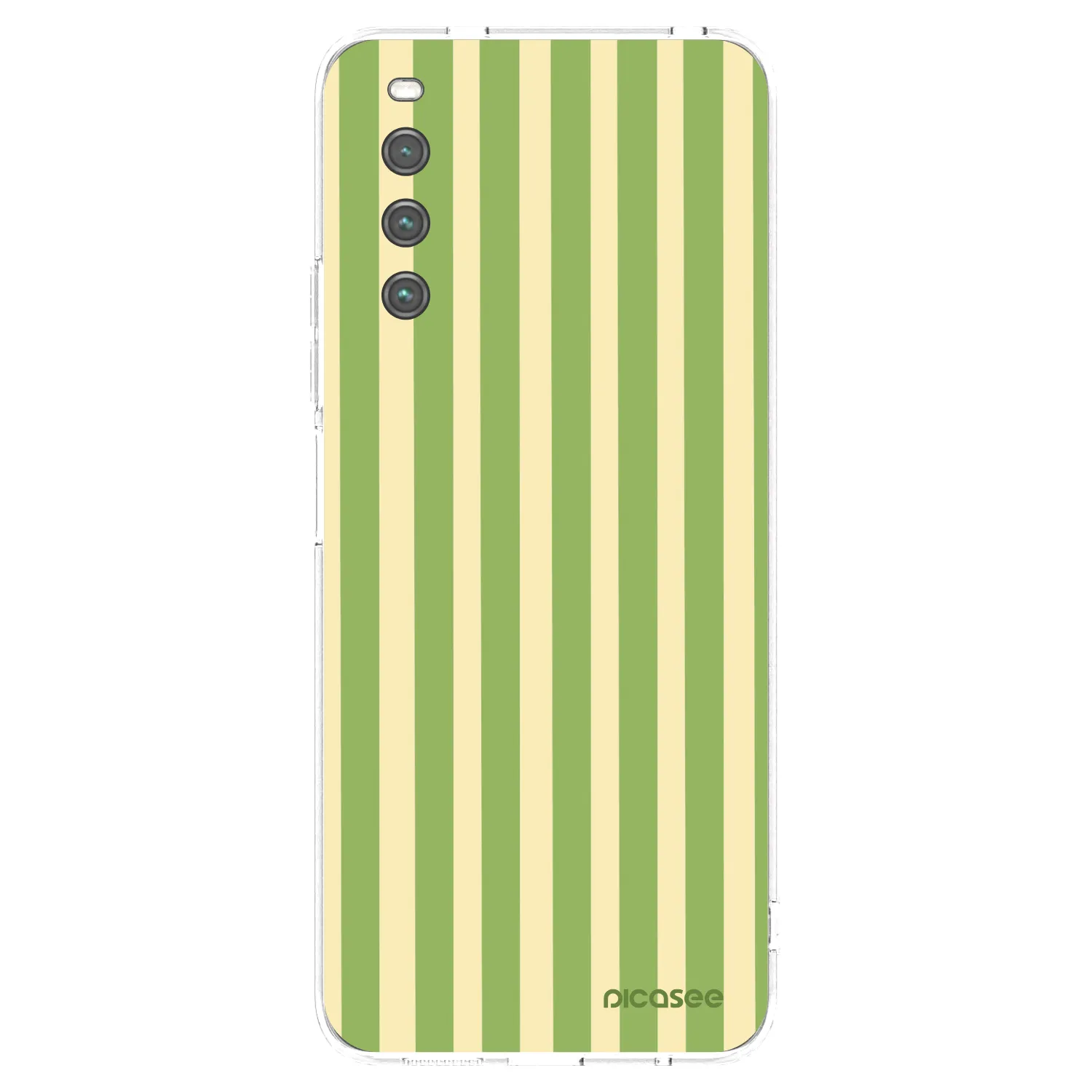 Picasee διαφανής θήκη σιλικόνης Sony Xperia 10 IV 5G - Lines Matcha