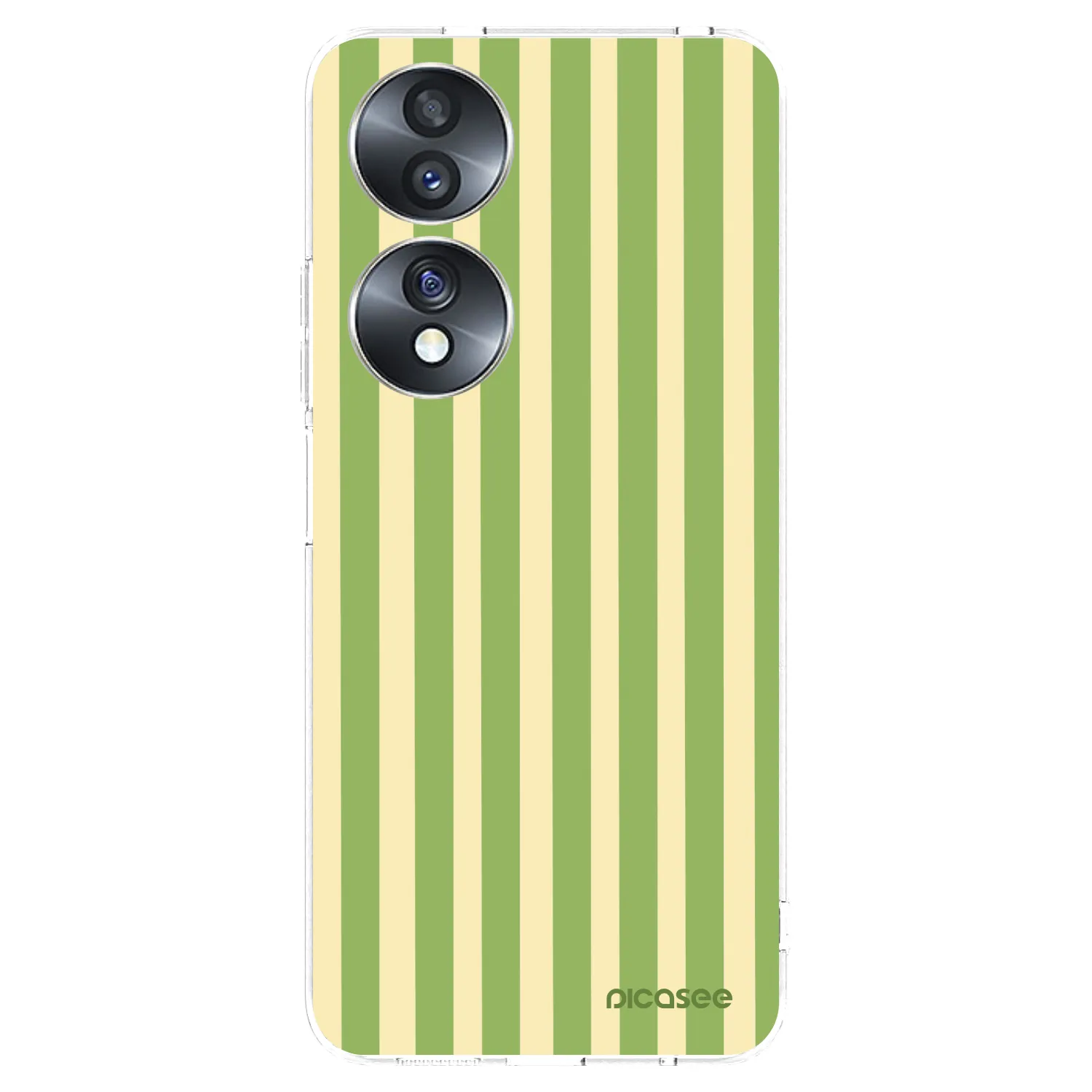 Picasee διαφανής θήκη σιλικόνης Honor 70 - Lines Matcha