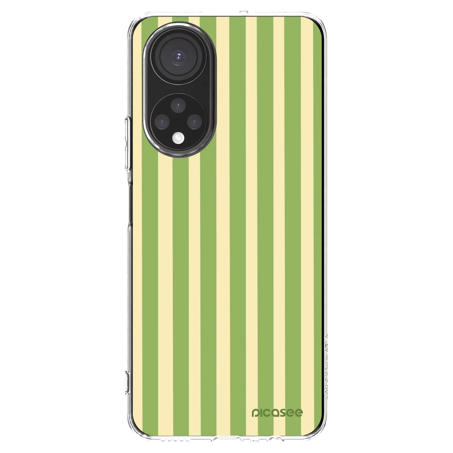 Picasee διαφανής θήκη σιλικόνης Honor X7 - Lines Matcha