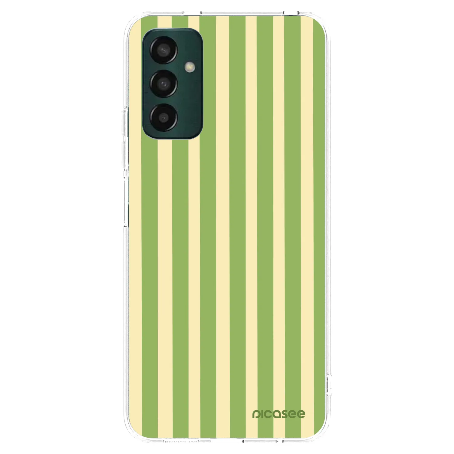 Picasee διαφανής θήκη σιλικόνης Samsung Galaxy M23 5G - Lines Matcha