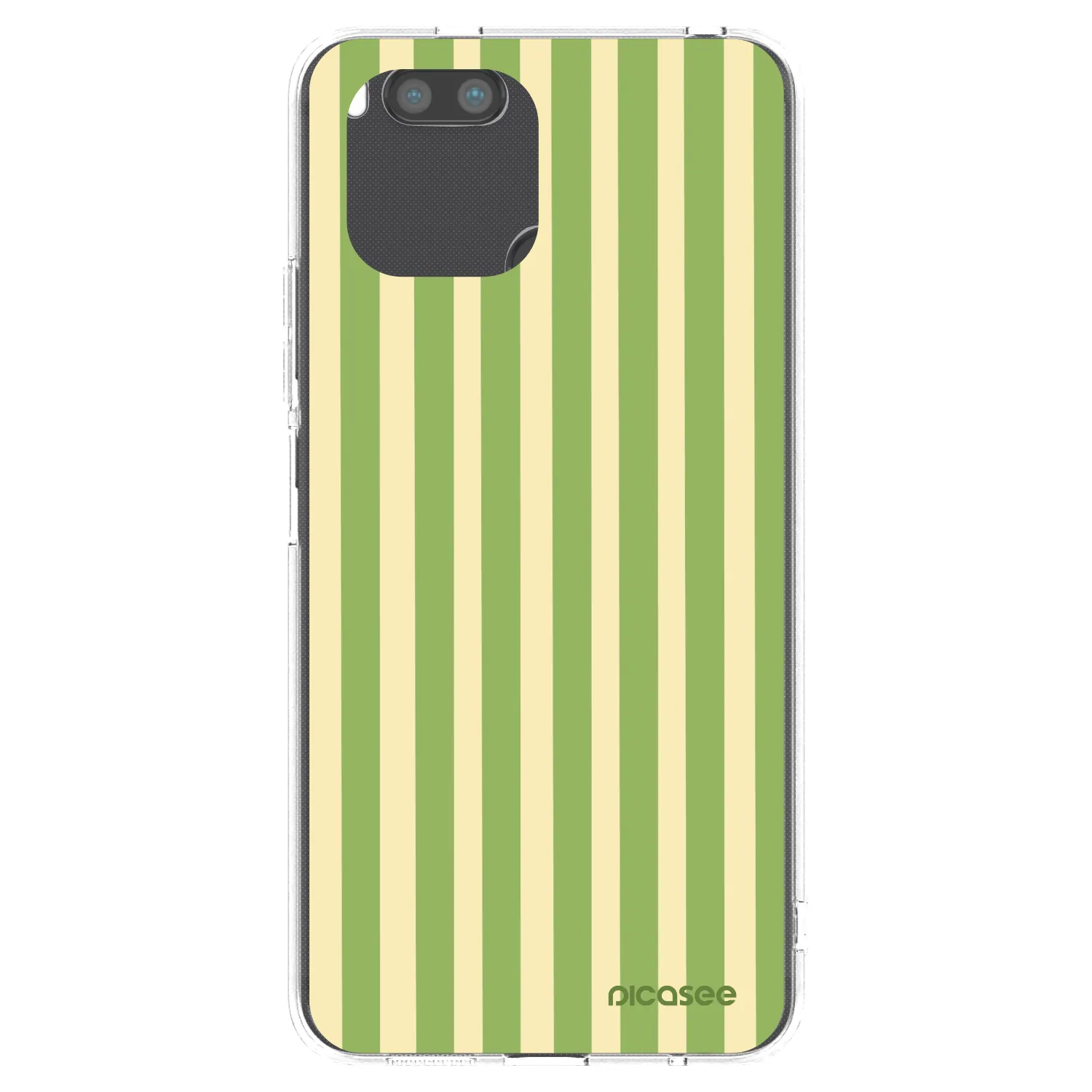 Picasee διαφανής θήκη σιλικόνης Xiaomi Redmi A1 - Lines Matcha