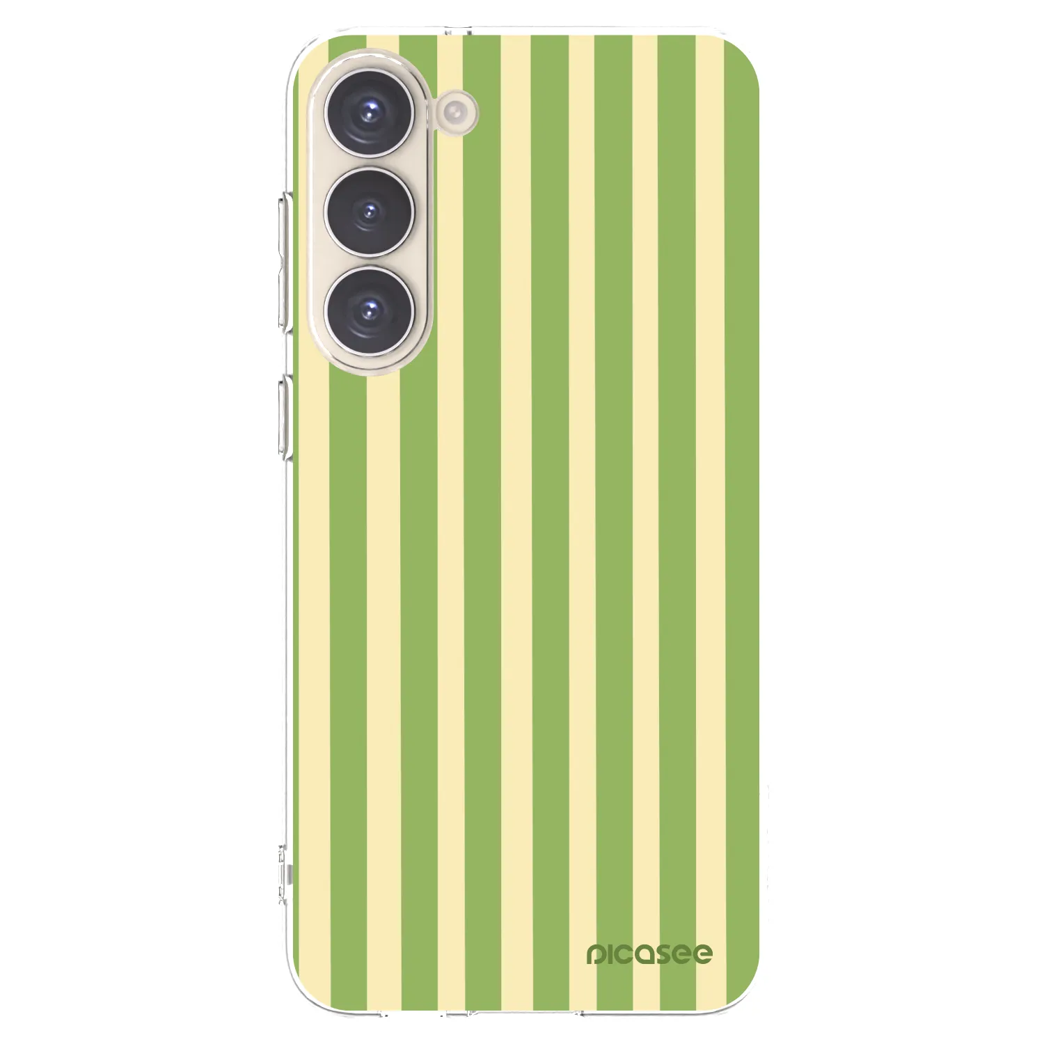 Picasee διαφανής θήκη σιλικόνης Samsung Galaxy S23+ 5G - Lines Matcha