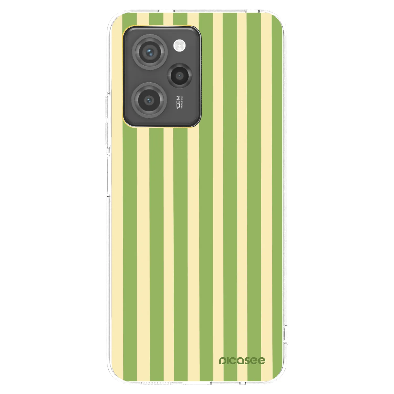 Picasee διαφανής θήκη σιλικόνης Xiaomi Poco X5 Pro - Lines Matcha