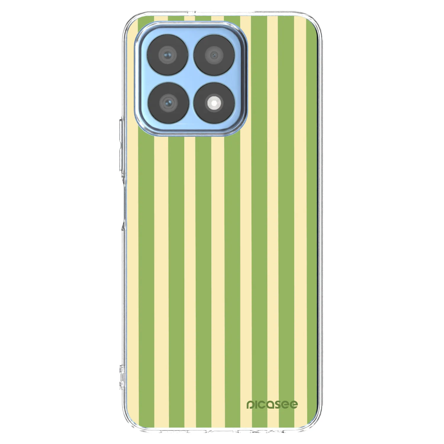 Picasee διαφανής θήκη σιλικόνης Honor X8a - Lines Matcha