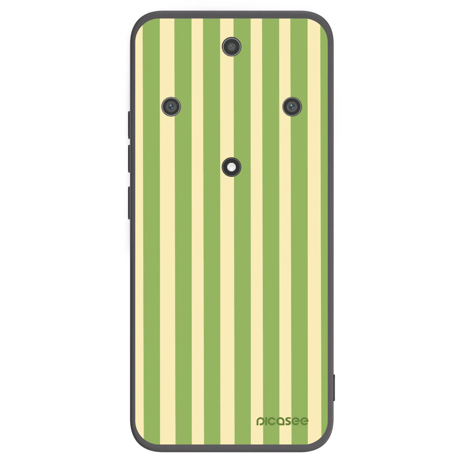 Picasee Μαύρη θήκη σιλικόνης για Honor Magic5 Lite 5G - Lines Matcha
