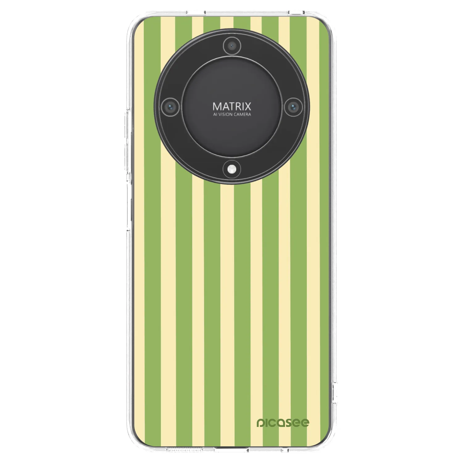 Picasee διαφανής θήκη σιλικόνης Honor Magic5 Lite 5G - Lines Matcha