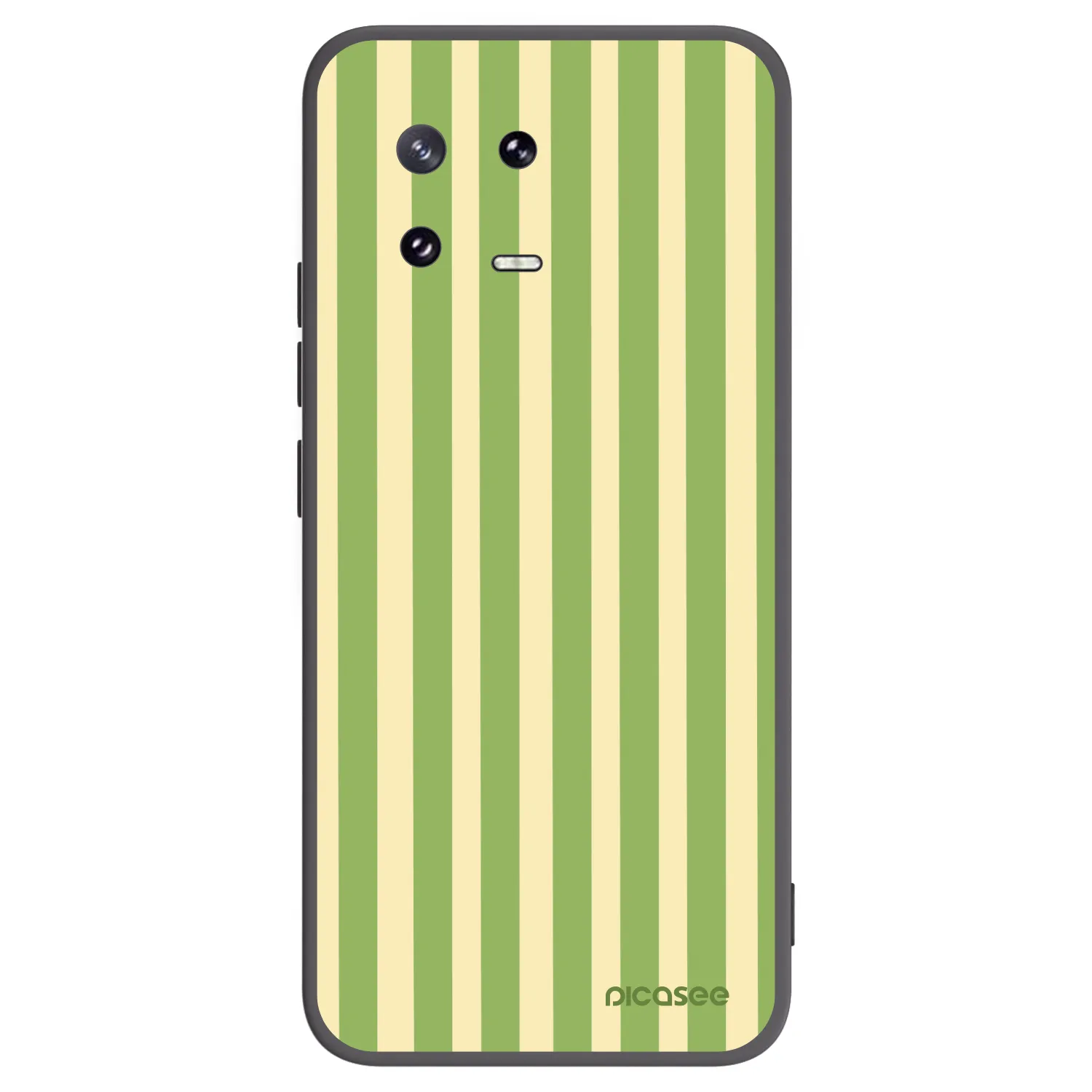Picasee Μαύρη θήκη σιλικόνης για Xiaomi 13 Pro - Lines Matcha
