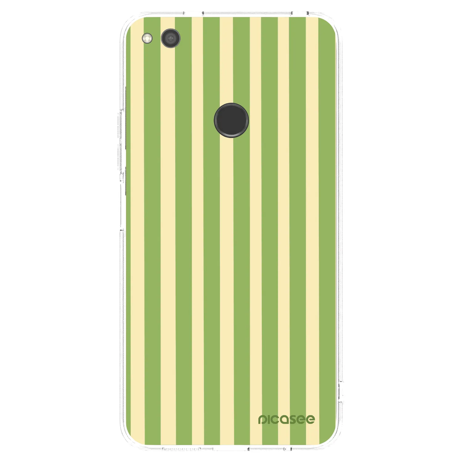 Picasee διαφανής θήκη σιλικόνης Huawei P9 Lite 2017 - Lines Matcha
