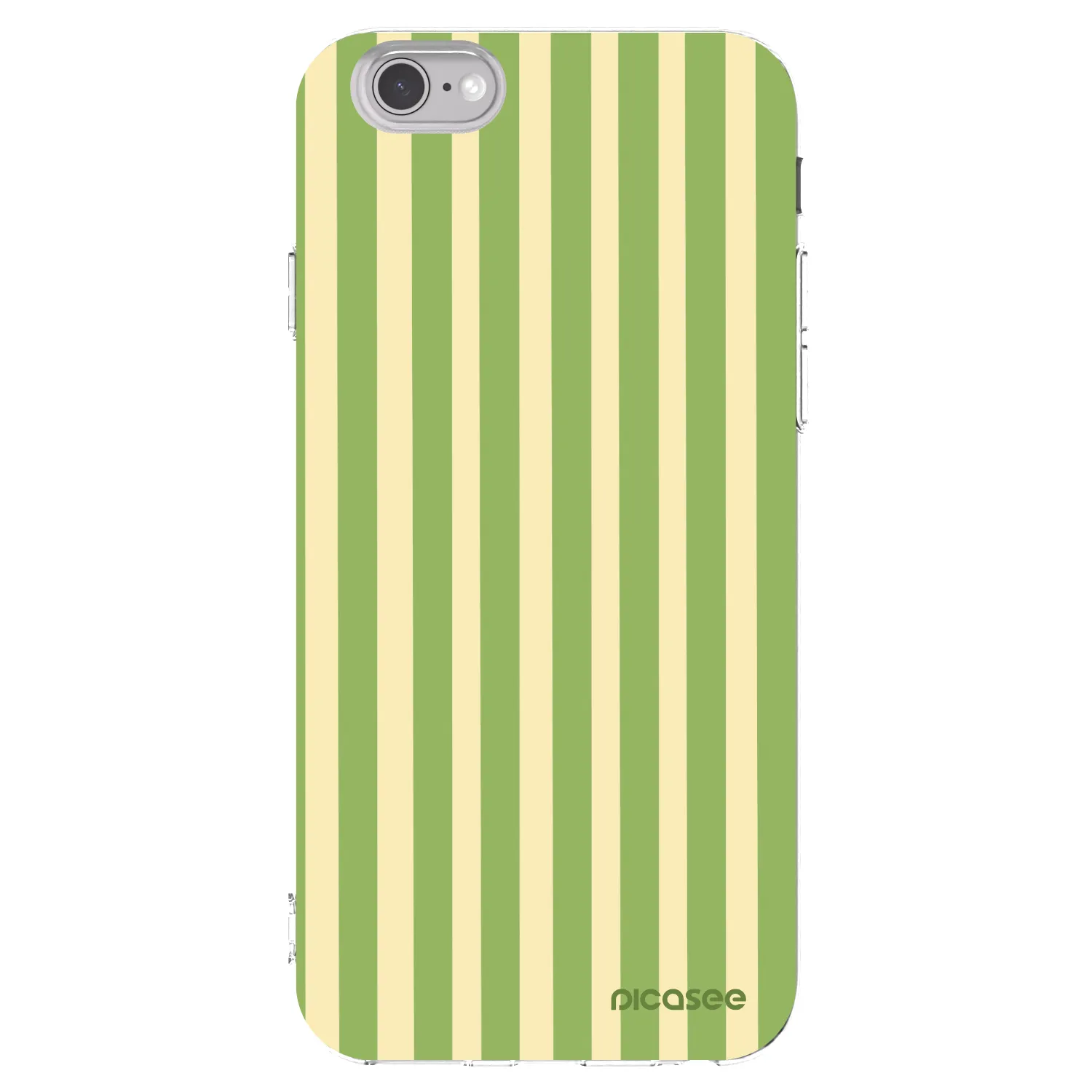 Picasee διαφανής θήκη σιλικόνης Apple iPhone 6/6S - Lines Matcha