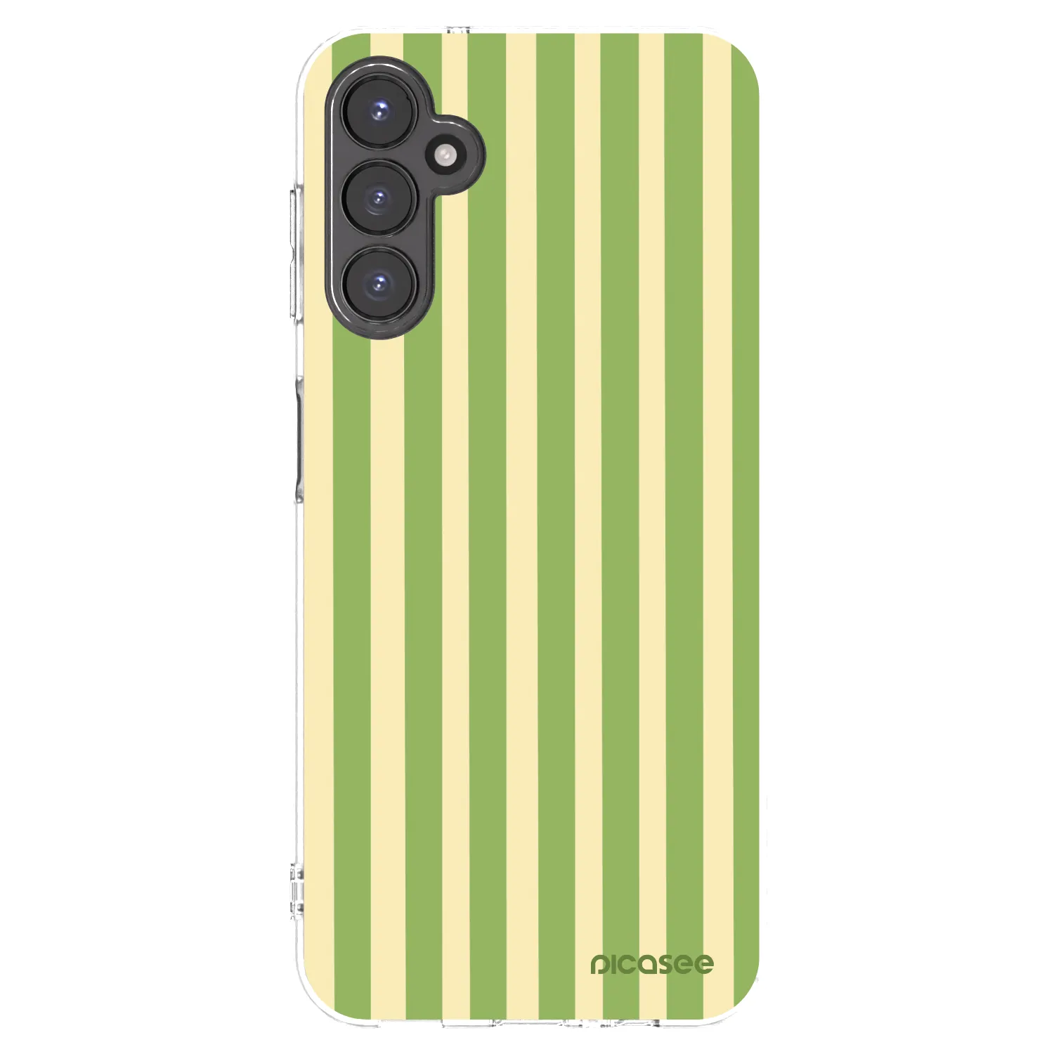Picasee διαφανής θήκη σιλικόνης Samsung Galaxy A14 5G A146P - Lines Matcha