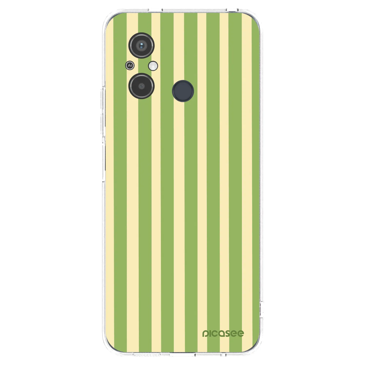 Picasee διαφανής θήκη σιλικόνης Xiaomi Redmi 12C - Lines Matcha