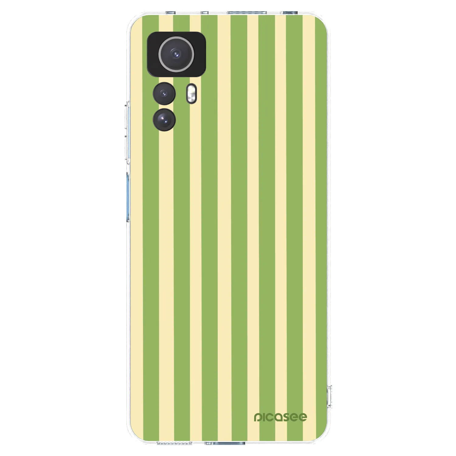 Picasee διαφανής θήκη σιλικόνης Xiaomi Redmi Note 12S - Lines Matcha