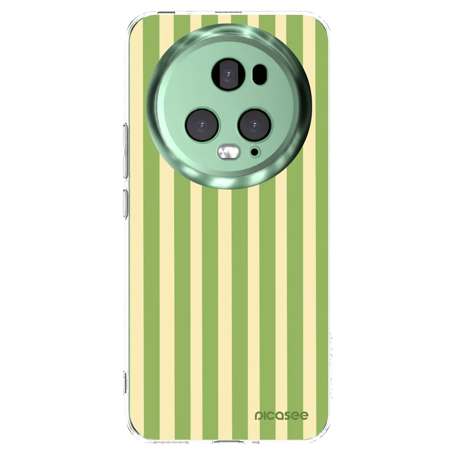 Picasee διαφανής θήκη σιλικόνης Honor Magic5 Pro - Lines Matcha