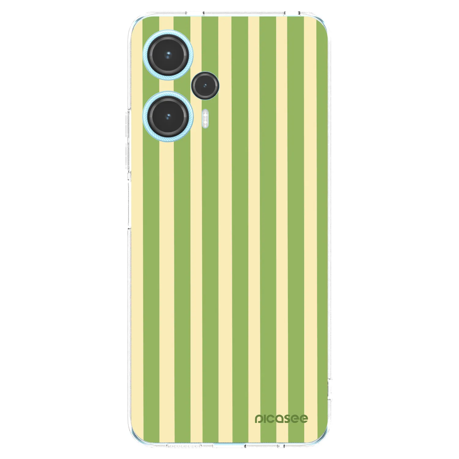 Picasee διαφανής θήκη σιλικόνης Xiaomi Poco F5 - Lines Matcha