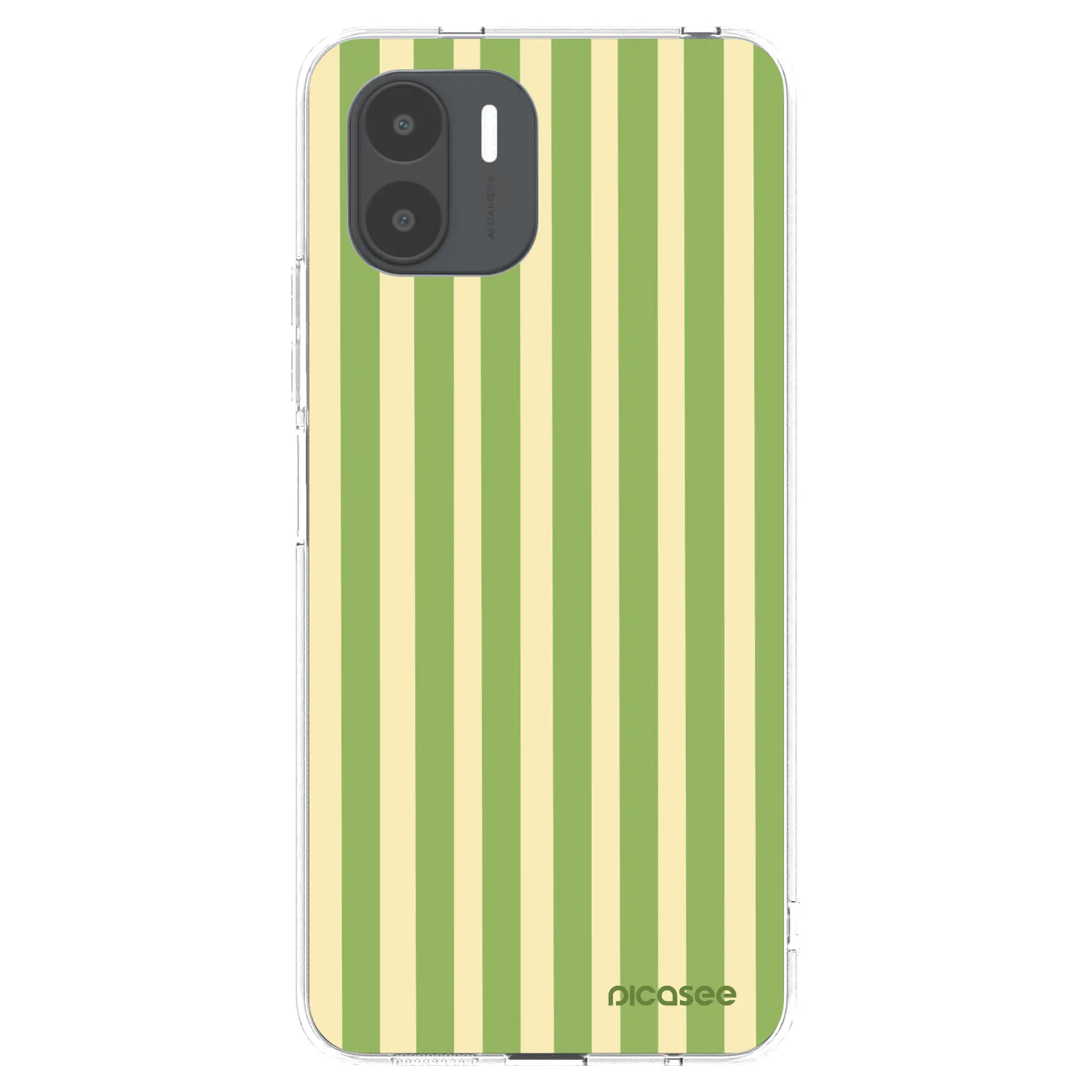 Picasee διαφανής θήκη σιλικόνης Xiaomi Redmi A2 - Lines Matcha