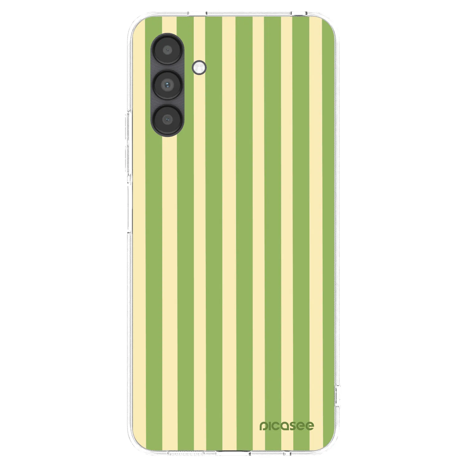 Picasee διαφανής θήκη σιλικόνης Samsung Galaxy A04s A047F - Lines Matcha