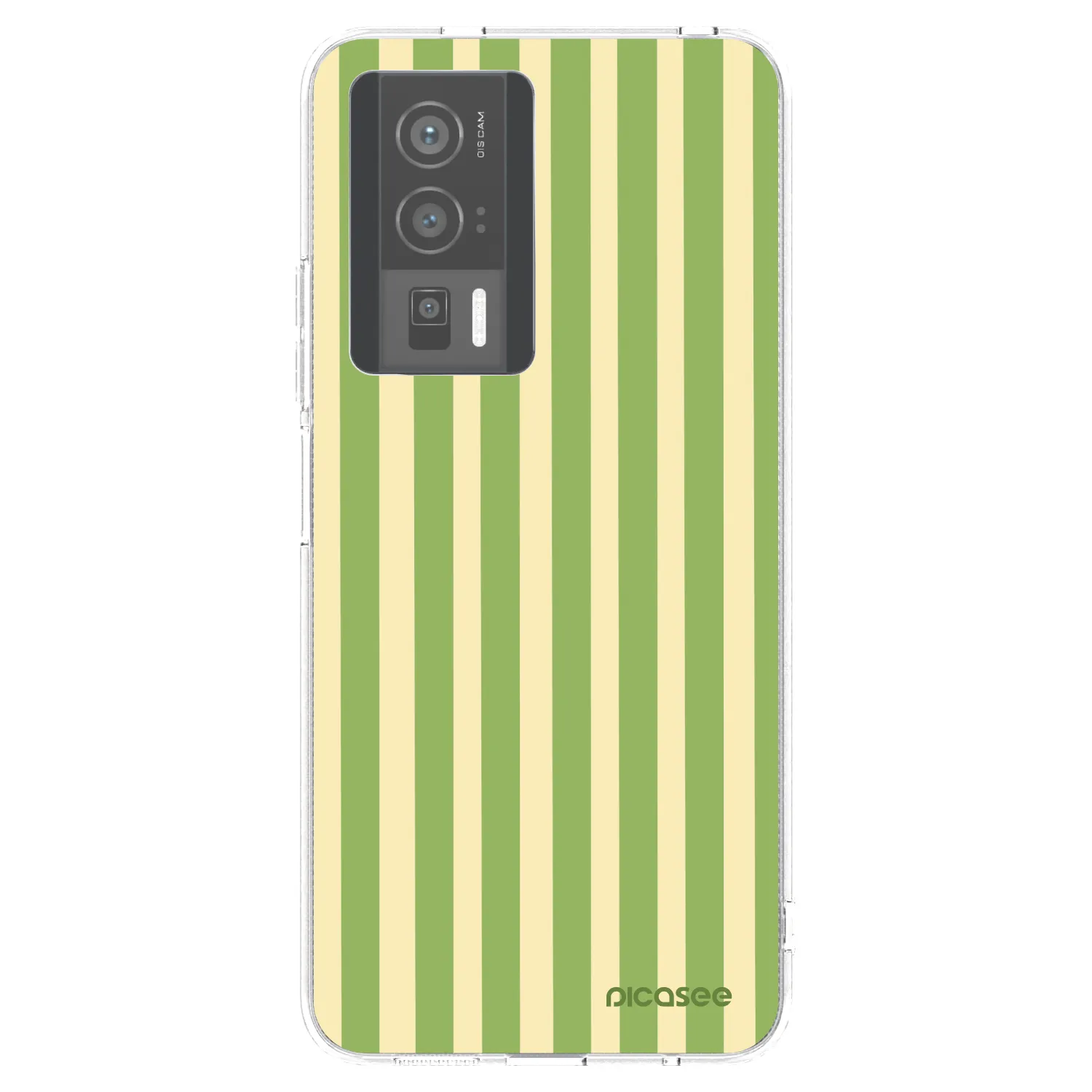 Picasee διαφανής θήκη σιλικόνης Xiaomi Poco F5 Pro 5G - Lines Matcha