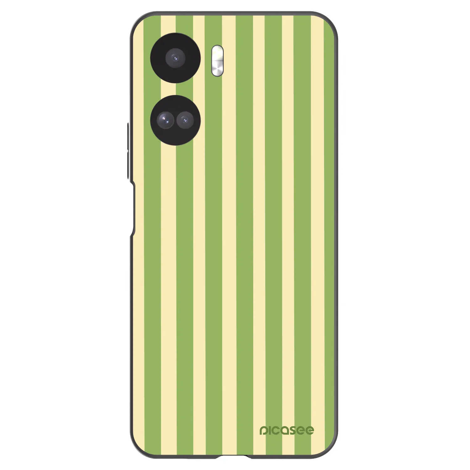 Picasee Μαύρη θήκη σιλικόνης για Honor 90 Lite 5G - Lines Matcha