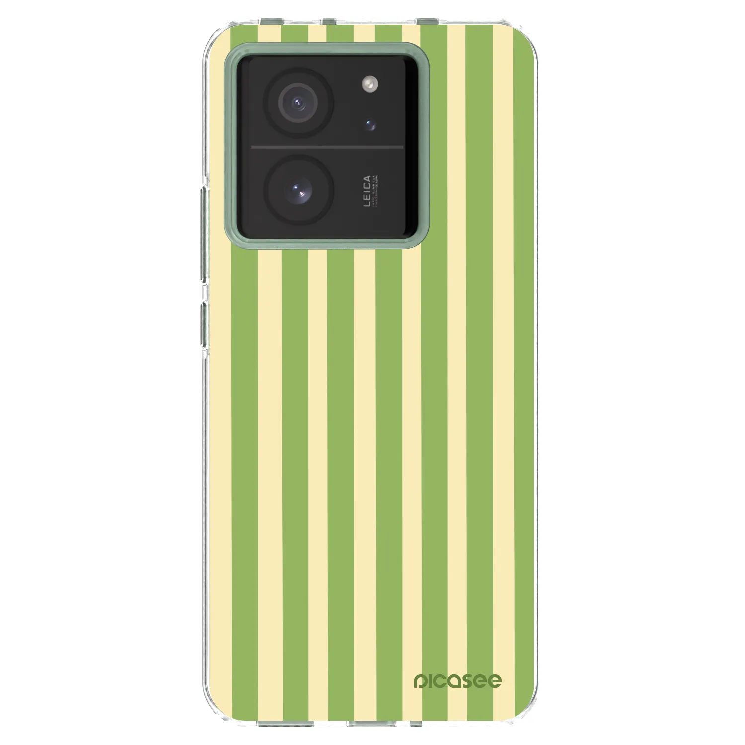 Picasee διαφανής θήκη σιλικόνης Xiaomi 13T - Lines Matcha