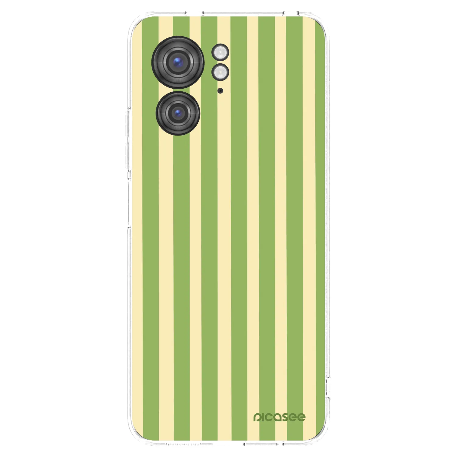 Picasee διαφανής θήκη σιλικόνης Motorola Edge 40 - Lines Matcha