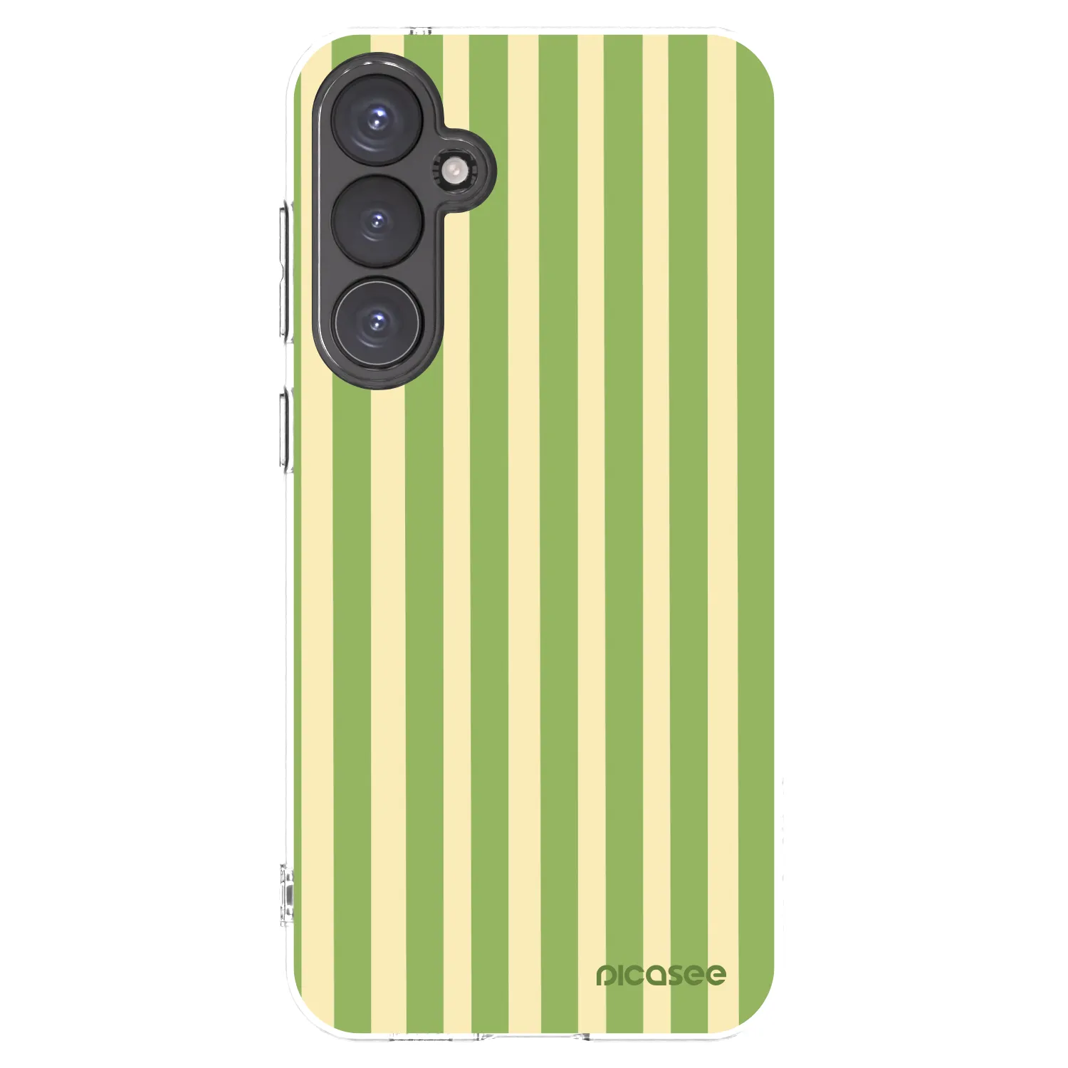 Picasee διαφανής θήκη σιλικόνης Samsung Galaxy S23 FE S711B - Lines Matcha