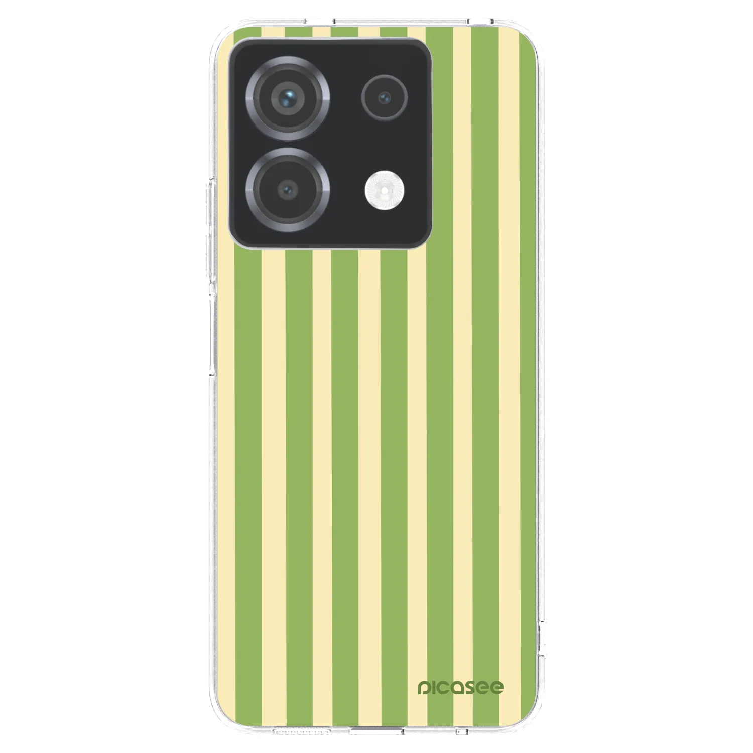 Picasee διαφανής θήκη σιλικόνης Xiaomi Poco X6 - Lines Matcha