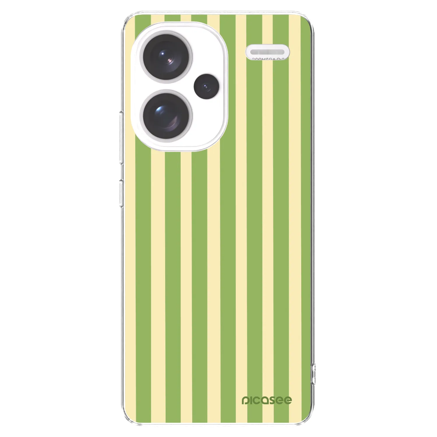 Picasee διαφανής θήκη σιλικόνης Xiaomi Redmi Note 13 Pro+ 5G - Lines Matcha