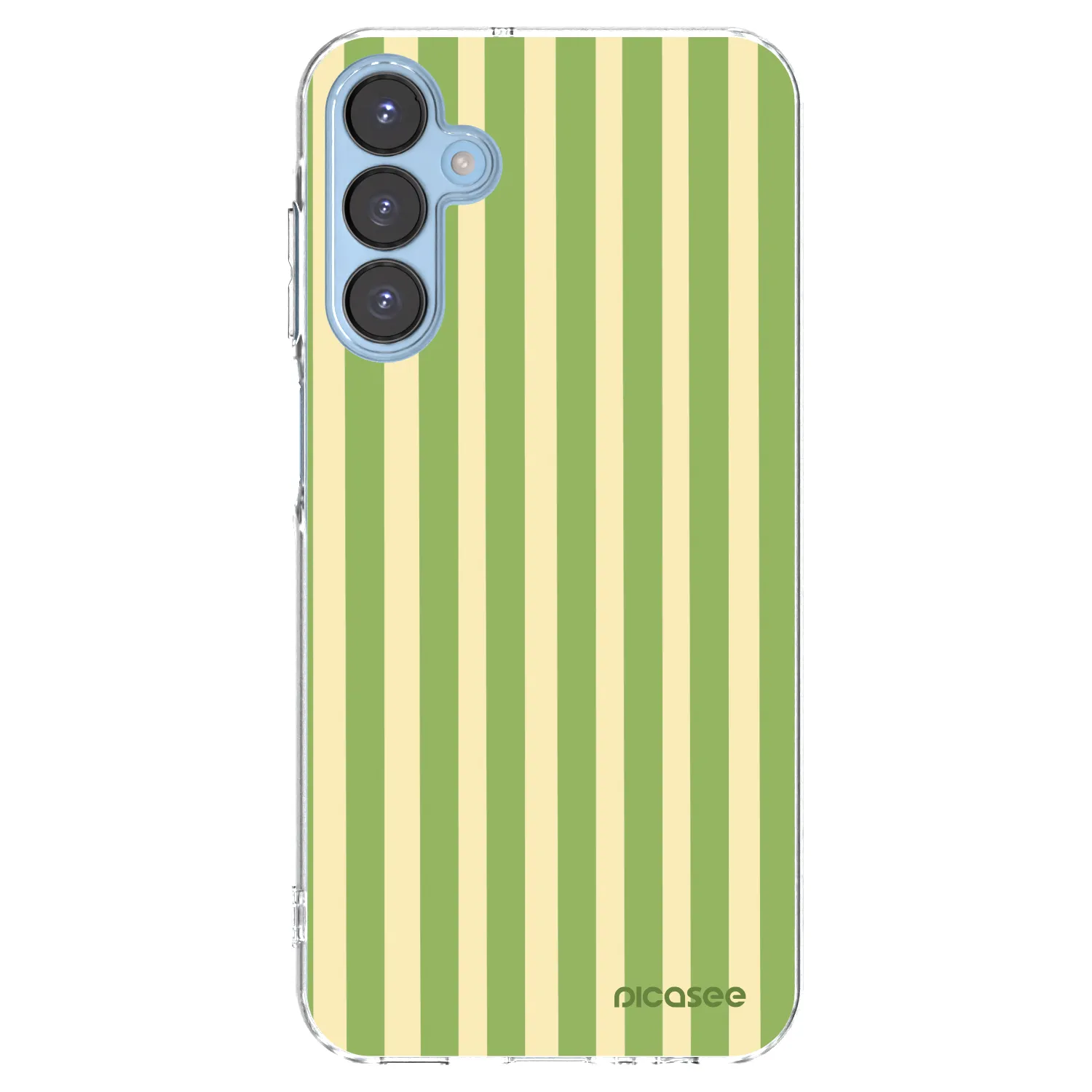 Picasee διαφανής θήκη σιλικόνης Samsung Galaxy A15 A156B 5G - Lines Matcha
