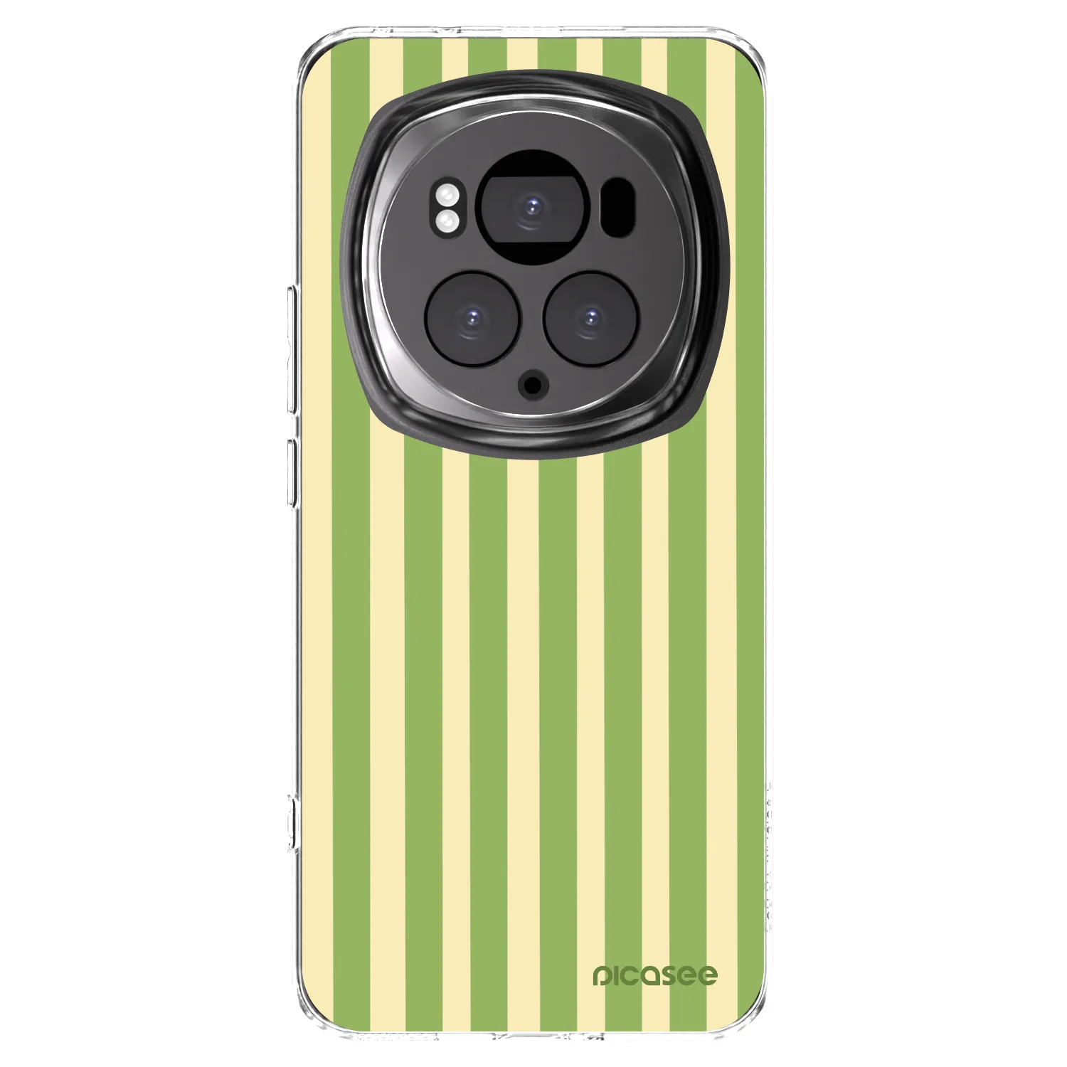 Picasee διαφανής θήκη σιλικόνης Honor Magic6 Pro - Lines Matcha
