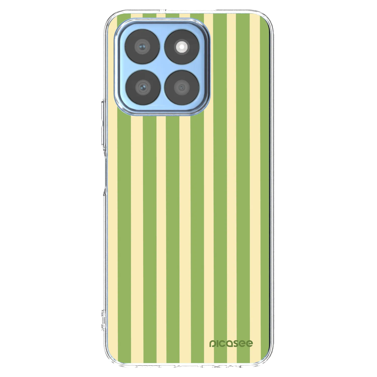 Picasee διαφανής θήκη σιλικόνης Honor X8b - Lines Matcha