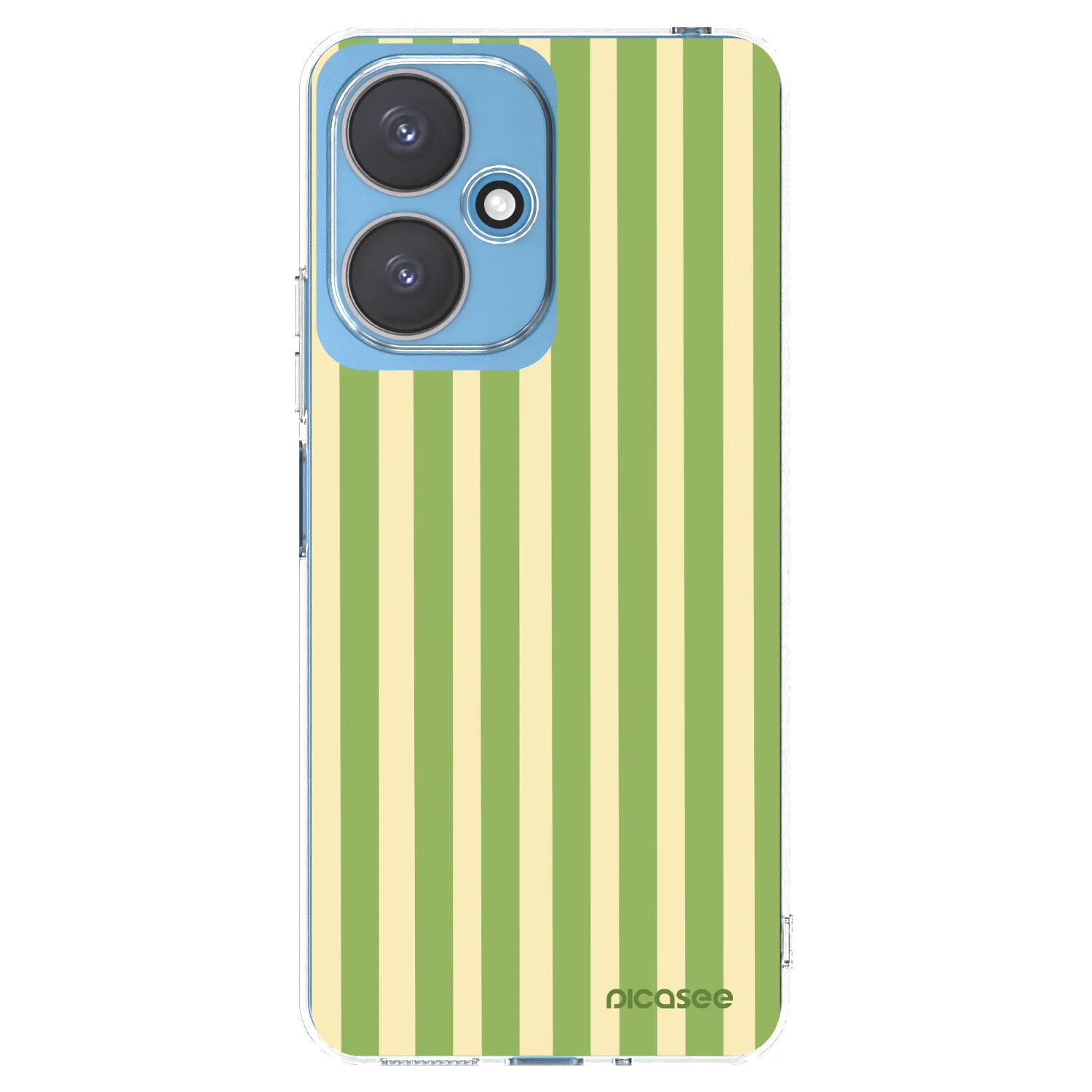 Picasee διαφανής θήκη σιλικόνης Xiaomi Redmi 13C 5G - Lines Matcha