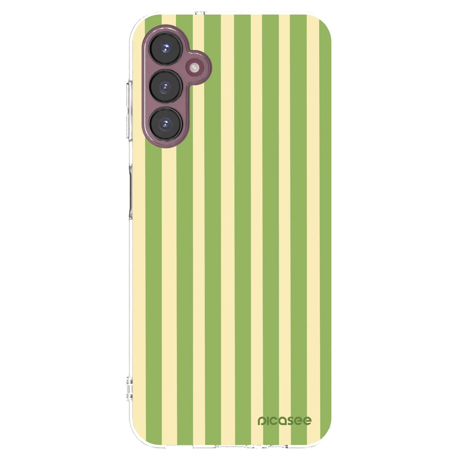 Picasee διαφανής θήκη σιλικόνης Samsung Galaxy A05s A057G - Lines Matcha