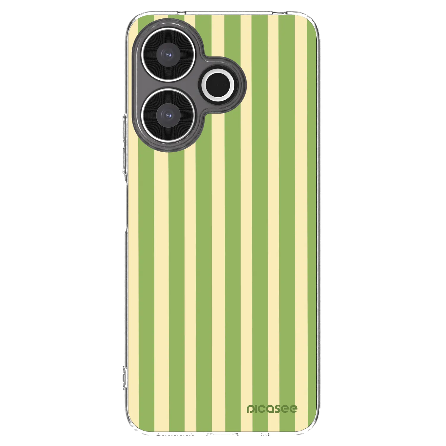 Picasee διαφανής θήκη σιλικόνης Xiaomi Redmi 13 4G - Lines Matcha
