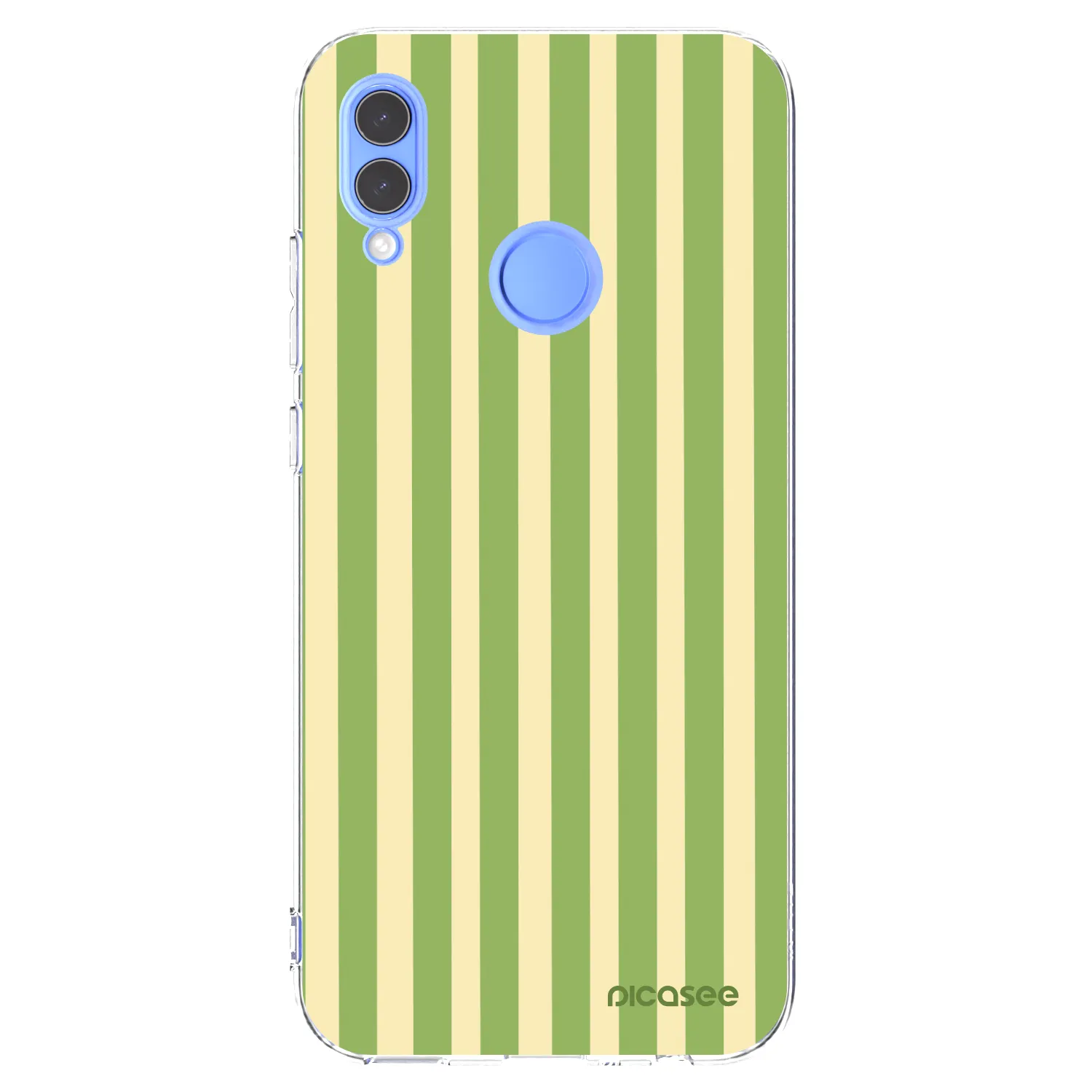 Picasee διαφανής θήκη σιλικόνης Honor 10 Lite - Lines Matcha