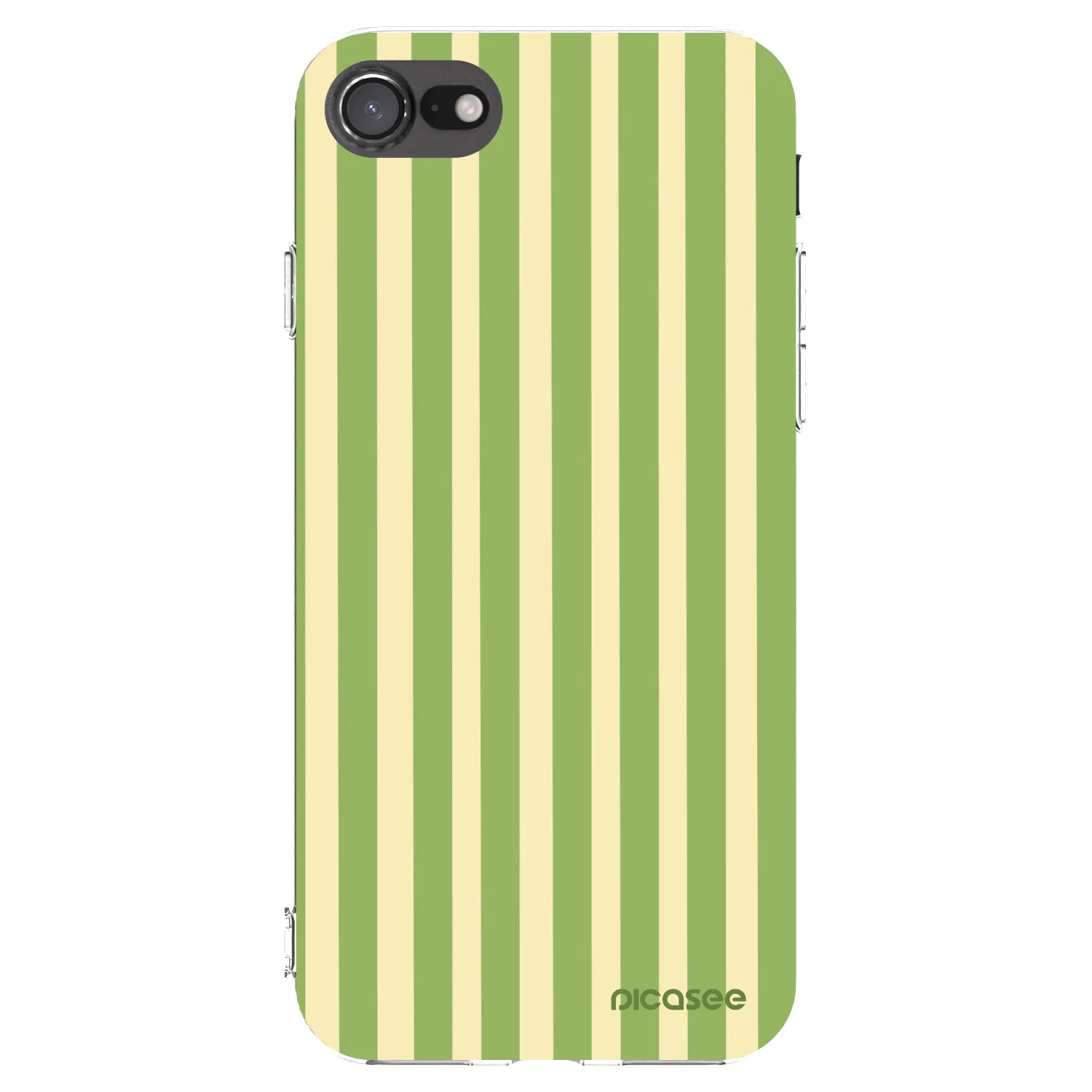 Picasee διαφανής θήκη σιλικόνης Apple iPhone 7 - Lines Matcha