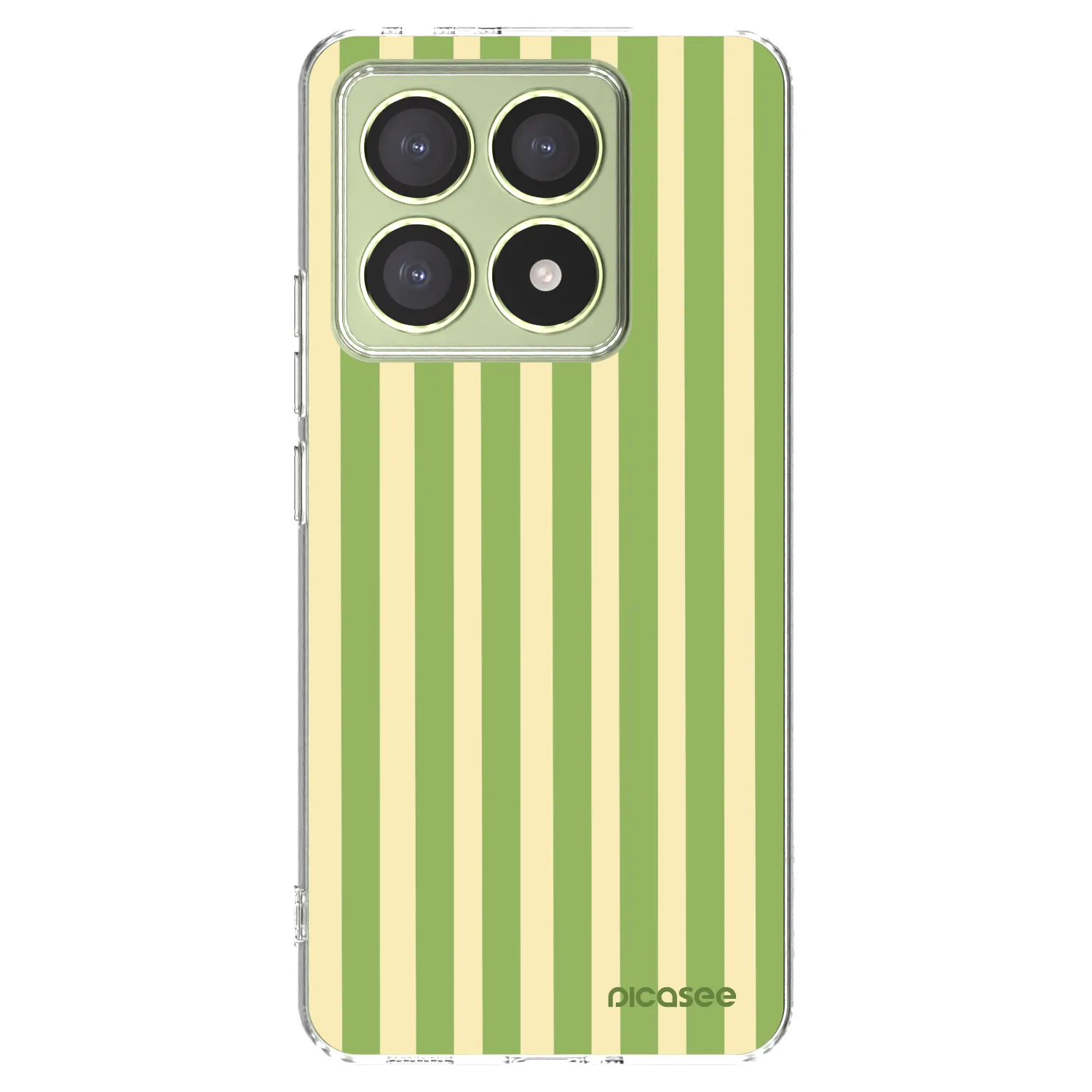 Picasee διαφανής θήκη σιλικόνης Xiaomi 14T - Lines Matcha