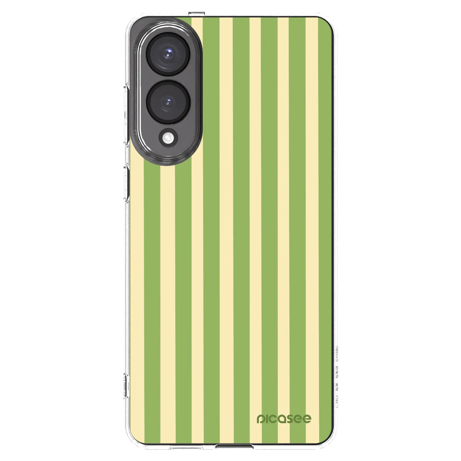 Picasee διαφανής θήκη σιλικόνης Samsung Galaxy S25 Edge 5G - Lines Matcha