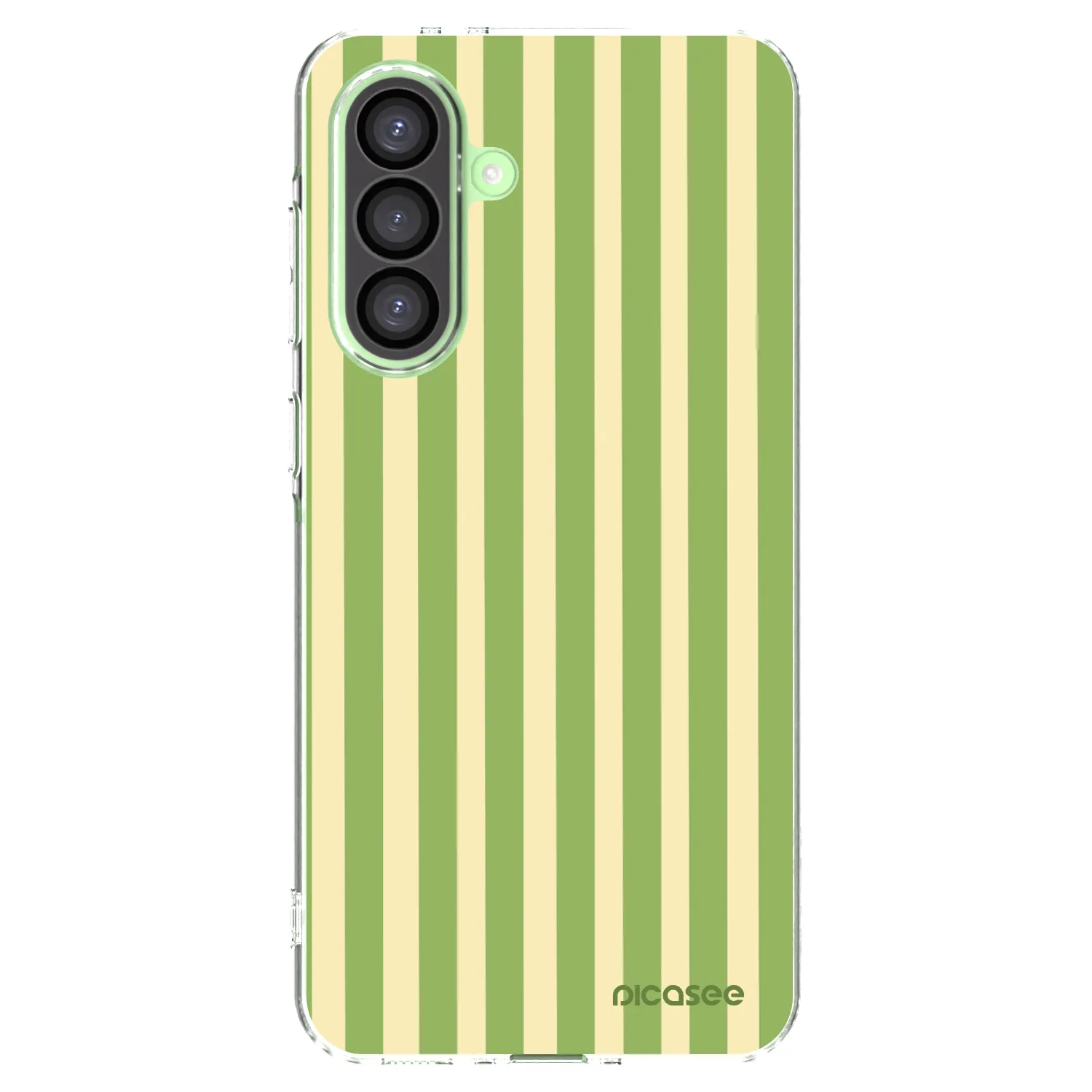 Picasee διαφανής θήκη σιλικόνης Samsung Galaxy A26 5G A266B - Lines Matcha