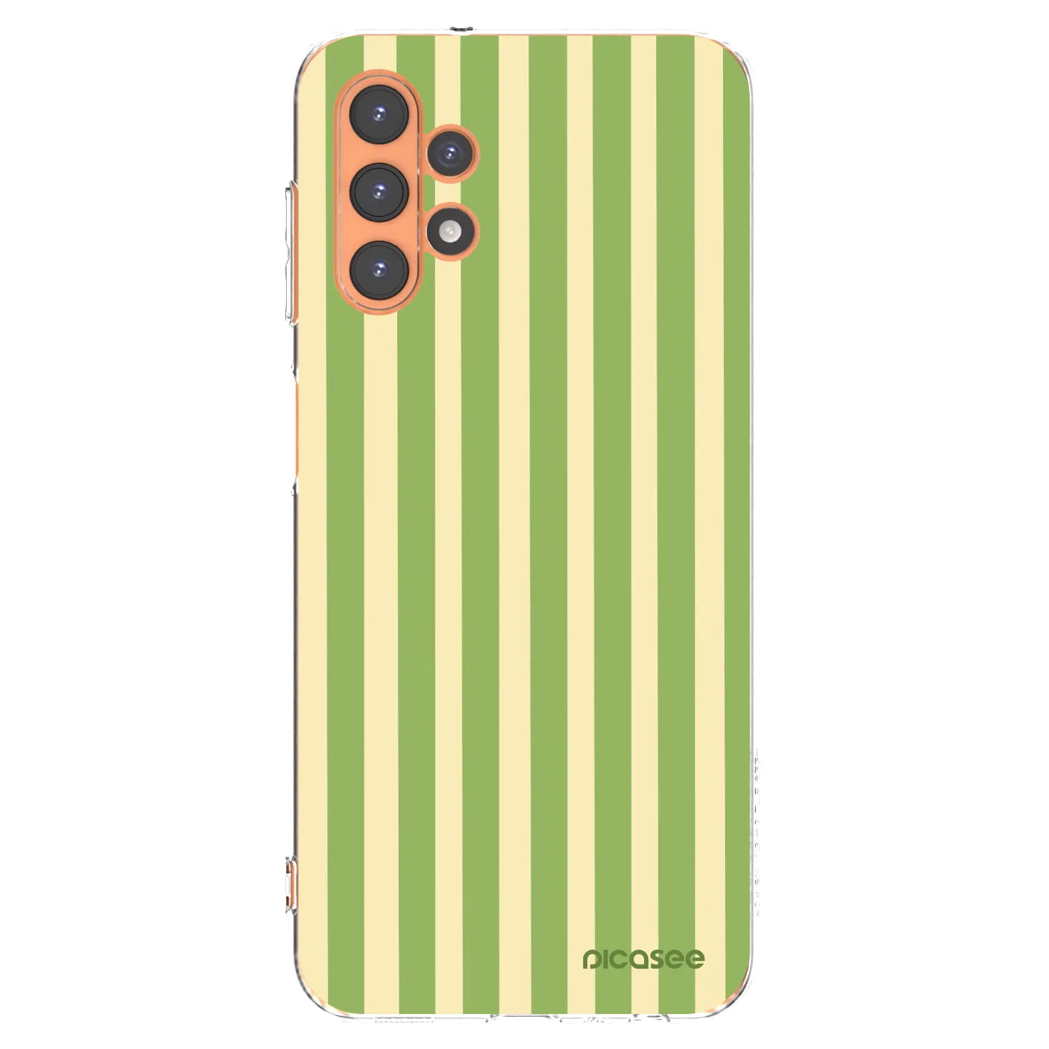 Picasee διαφανής θήκη σιλικόνης Samsung Galaxy A13 5G - Lines Matcha