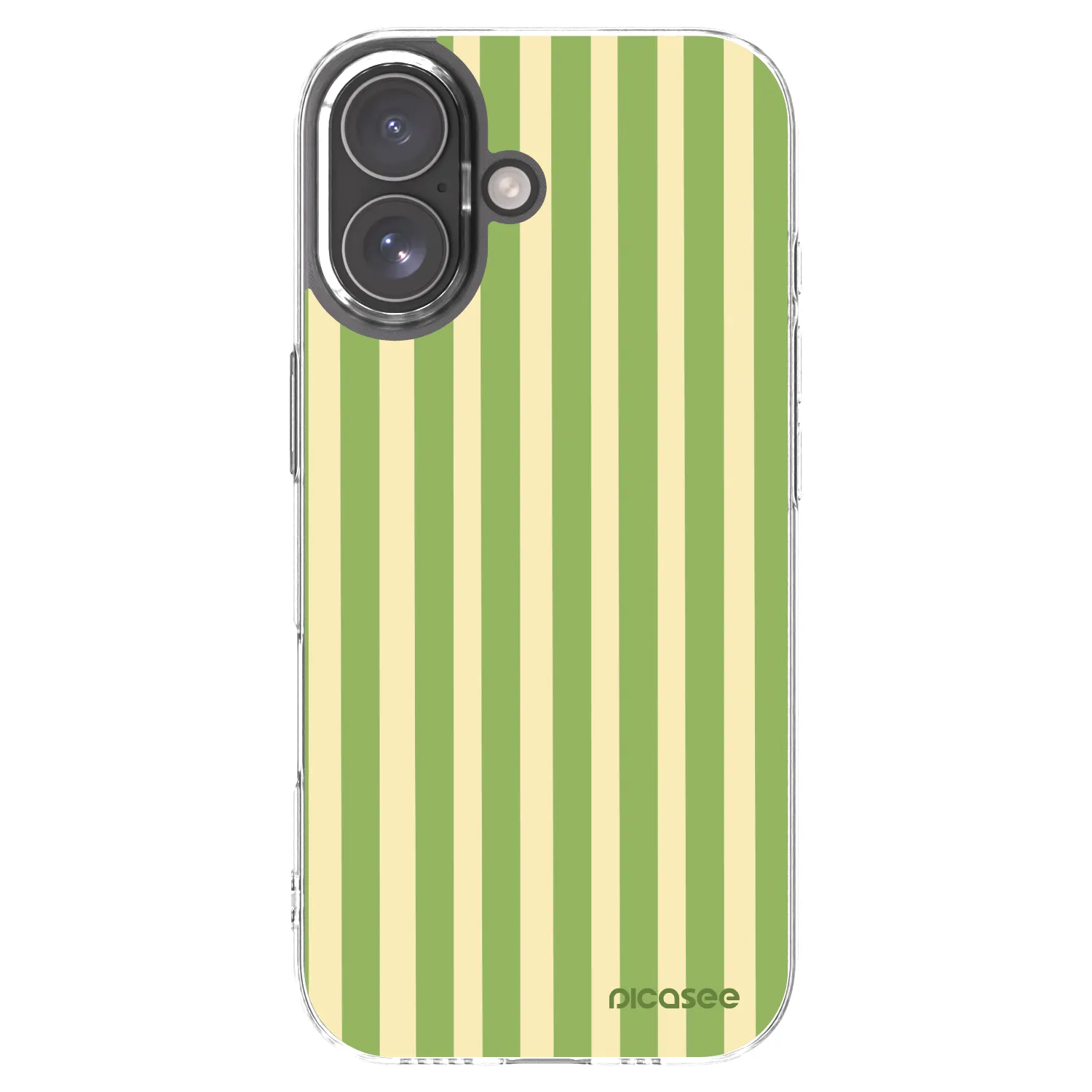 Picasee διαφανής θήκη σιλικόνης Apple iPhone 17 - Lines Matcha