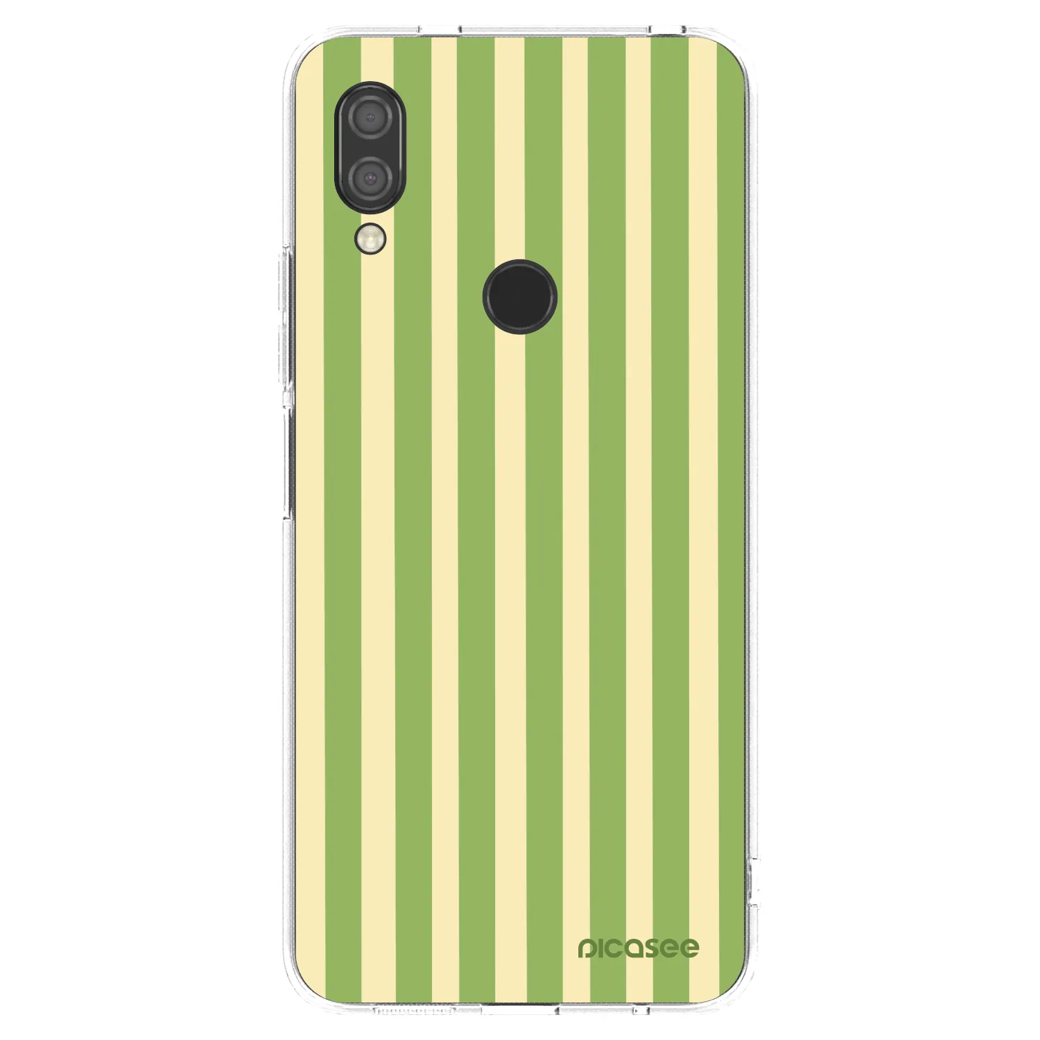 Picasee διαφανής θήκη σιλικόνης Xiaomi Redmi 7 - Lines Matcha