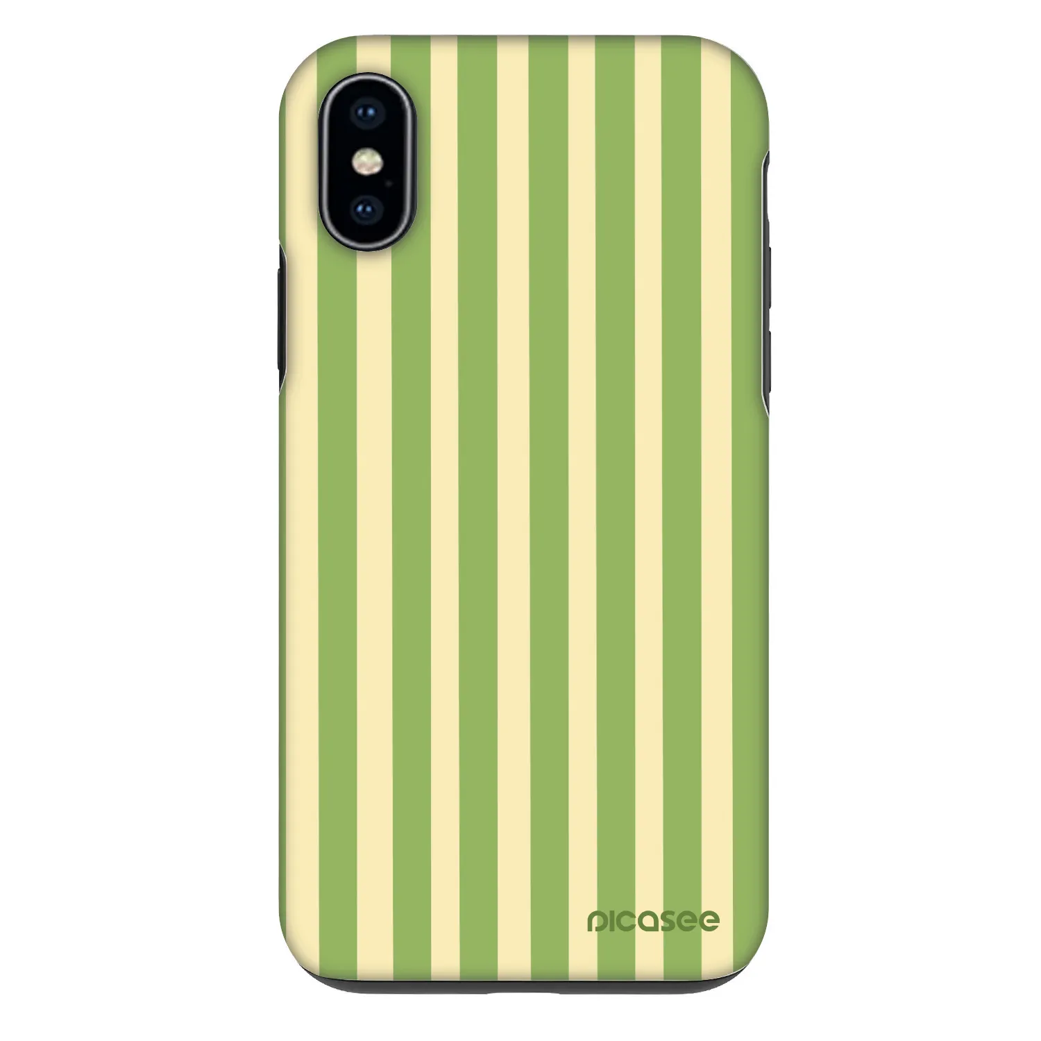 Picasee Fashion Case για Apple iPhone X/XS - Lines Matcha