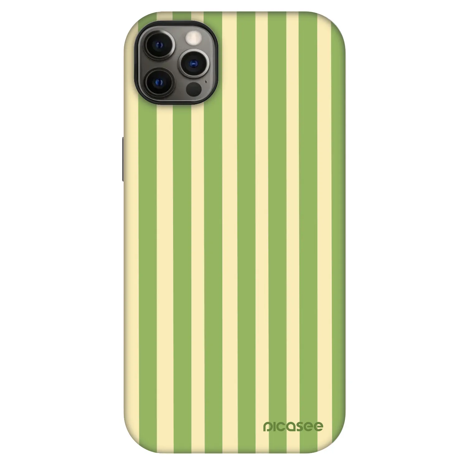 Picasee Fashion Case MagSafe για Apple iPhone 12 Pro Max - Lines Matcha