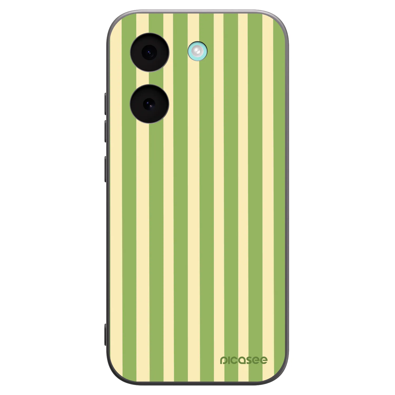 Picasee Μαύρη θήκη σιλικόνης για Xiaomi Poco X8 Pro - Lines Matcha