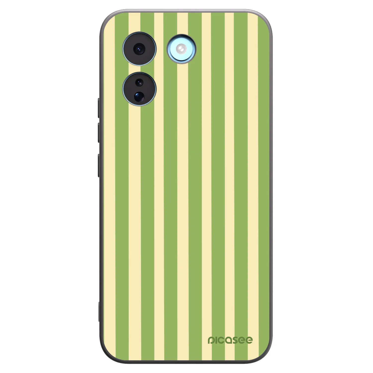 Picasee Μαύρη θήκη σιλικόνης για Xiaomi Redmi Note 17 Pro MAX 5G - Lines Matcha