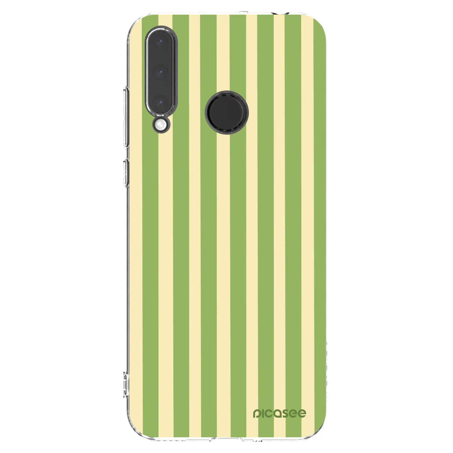 Picasee διαφανής θήκη σιλικόνης Honor 20 Lite - Lines Matcha
