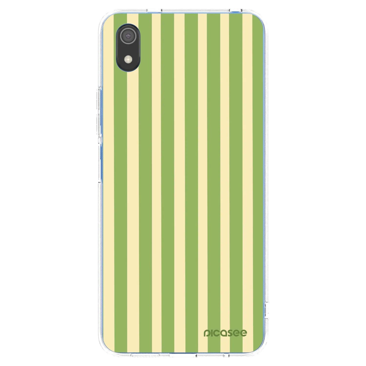 Picasee διαφανής θήκη σιλικόνης Xiaomi Redmi 7A - Lines Matcha